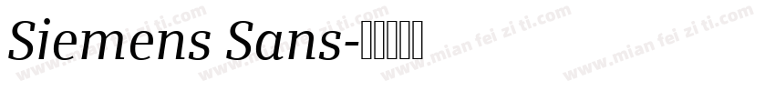 Siemens Sans字体转换